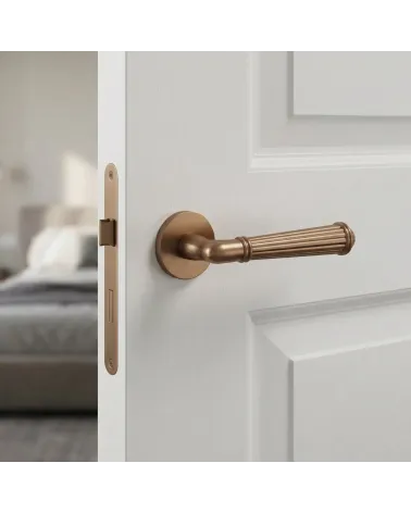 ARIDA Light Brown Door Handle | Millahandles
