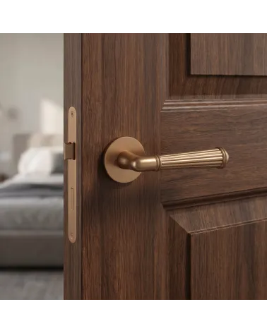ARIDA Light Brown Door Handle | Millahandles
