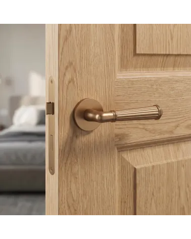ARIDA Light Brown Door Handle | Millahandles