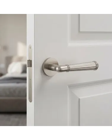 ARIDA Nickel door handle | Millahandles