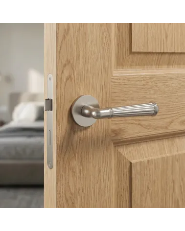 ARIDA Nickel door handle | Millahandles