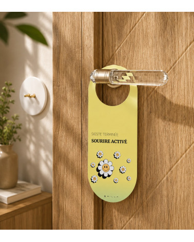 Double-sided door hanger Nap & Smile