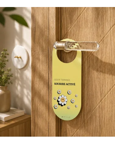 Double-sided door hanger Nap & Smile