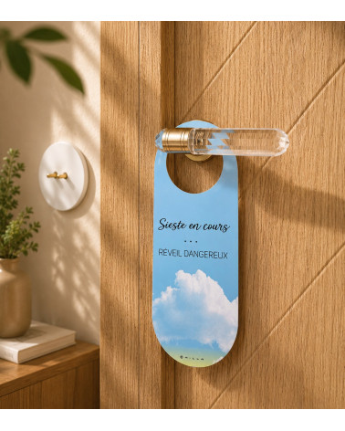 Double-sided door hanger Nap & Smile
