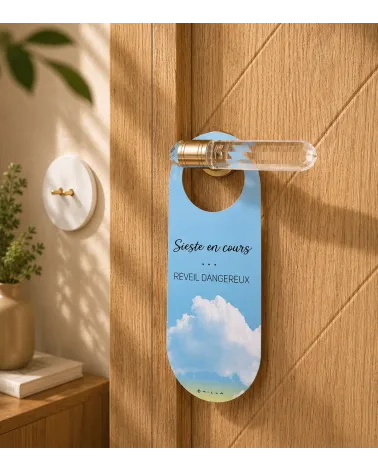 Double-sided door hanger Nap & Smile