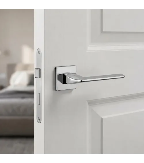 Polished chrome EVER door handle designer handle