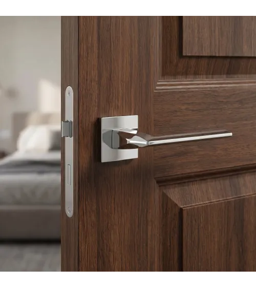 Polished chrome EVER door handle designer handle