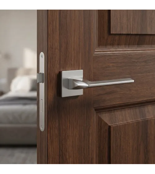 EVER satin chrome door handle designer handle