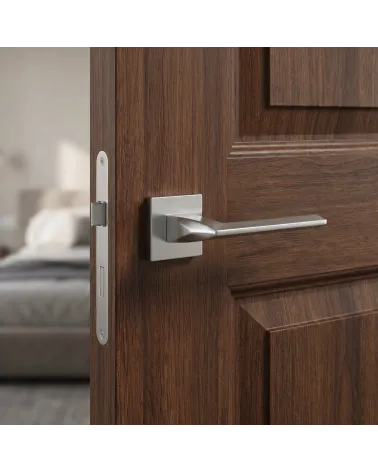 Satin Chrome Door Handle for refined décor – EVER Model