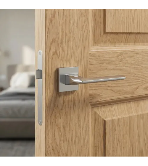 Zamak door handle EVER design handle colour 1
