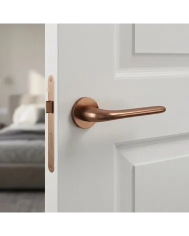 Classic and Alluring Chic Copper Door Handle - AZALIA Model