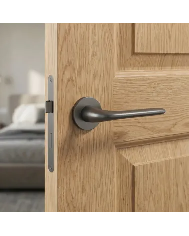 Anthracite Door Handle with Noble Character - AZALIA Model