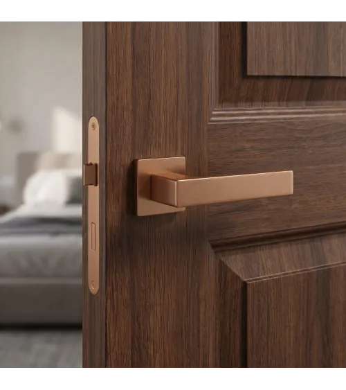 Copper PINA door handle designer handle