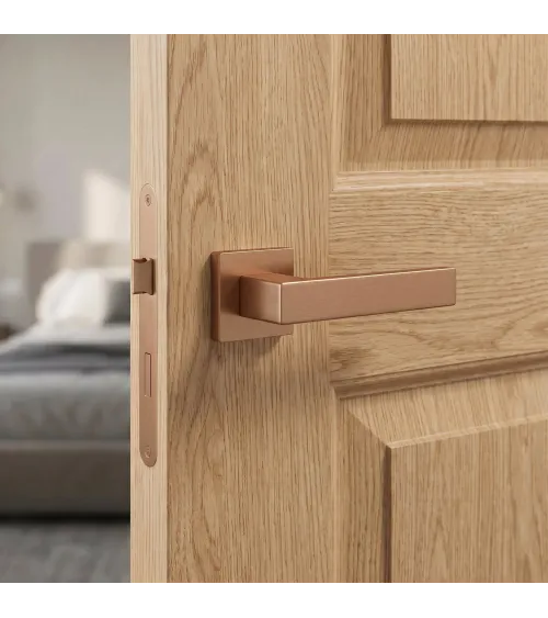 Copper PINA door handle designer handle