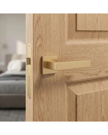 Splendid and Refined Matt Gold Door Handle - PINA Model