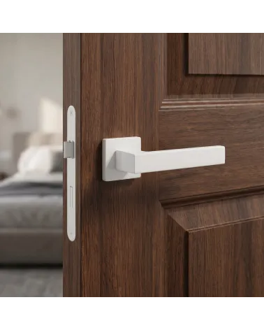 White Door Handle for a fresh and luminous décor — PINA