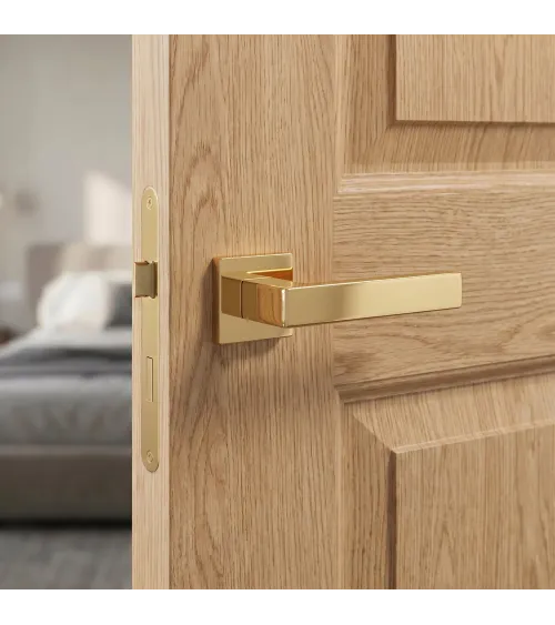 Polished Gold PINA Door Handle designer handle