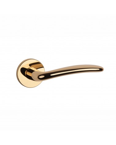 AMBROSIA polished gold door handle design handle