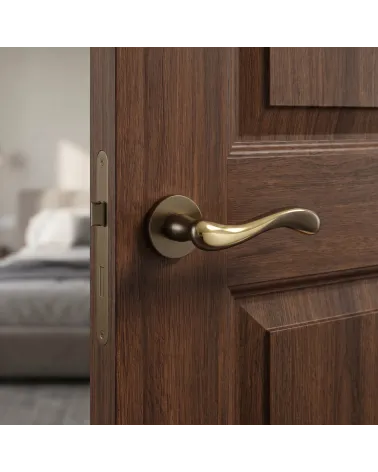 Mandelli Ande Matt Gold Door Handles