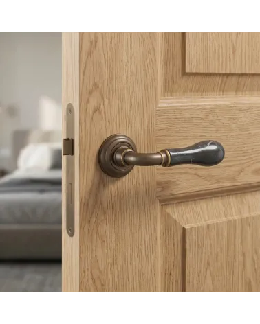 Mandelli Naxos Brass Door Handles