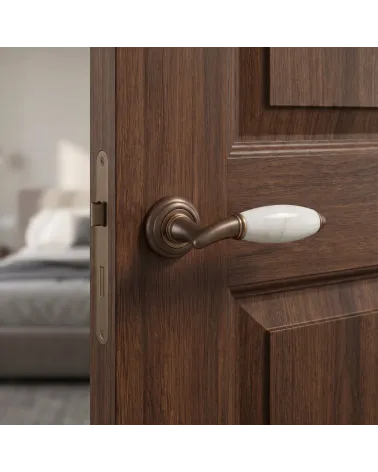 Mandelli Paros Matt Gold Door Handles