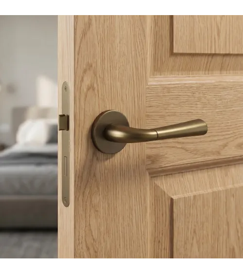 Mandelli Start matt bronze door handle design handle