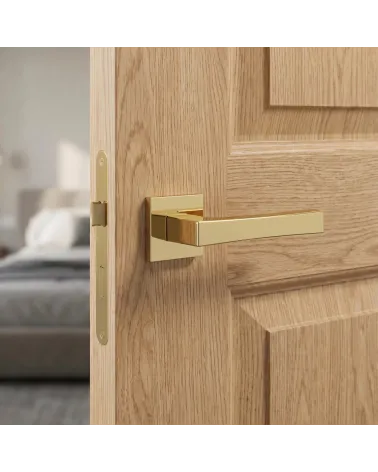 Satin Chrome Door Handles Mandelli Telis
