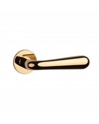 GARDENIA polished gold door handle design handle
