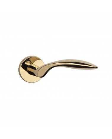 GERBERA polished gold door handle design handle