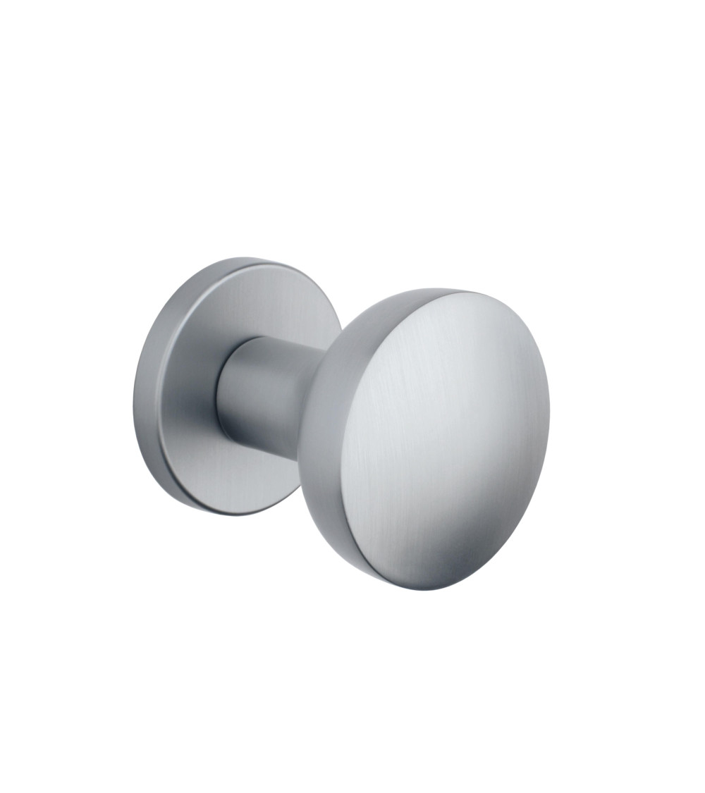 Black MESA round mobile door knob - designer handle