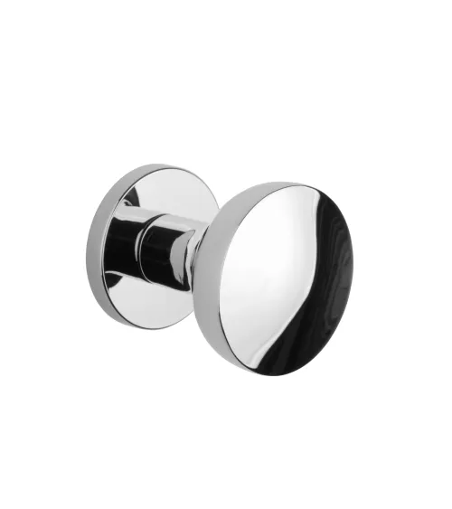 Black MESA Round movable door knob - designer handle