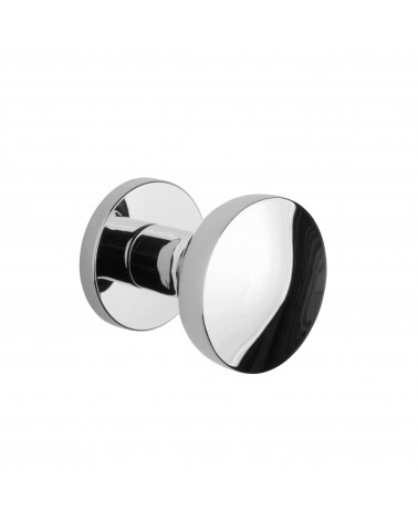 Black MESA Round movable door knob - designer handle