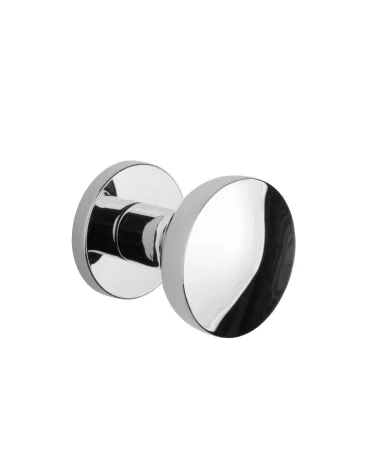 Black MESA Round movable door knob - designer handle