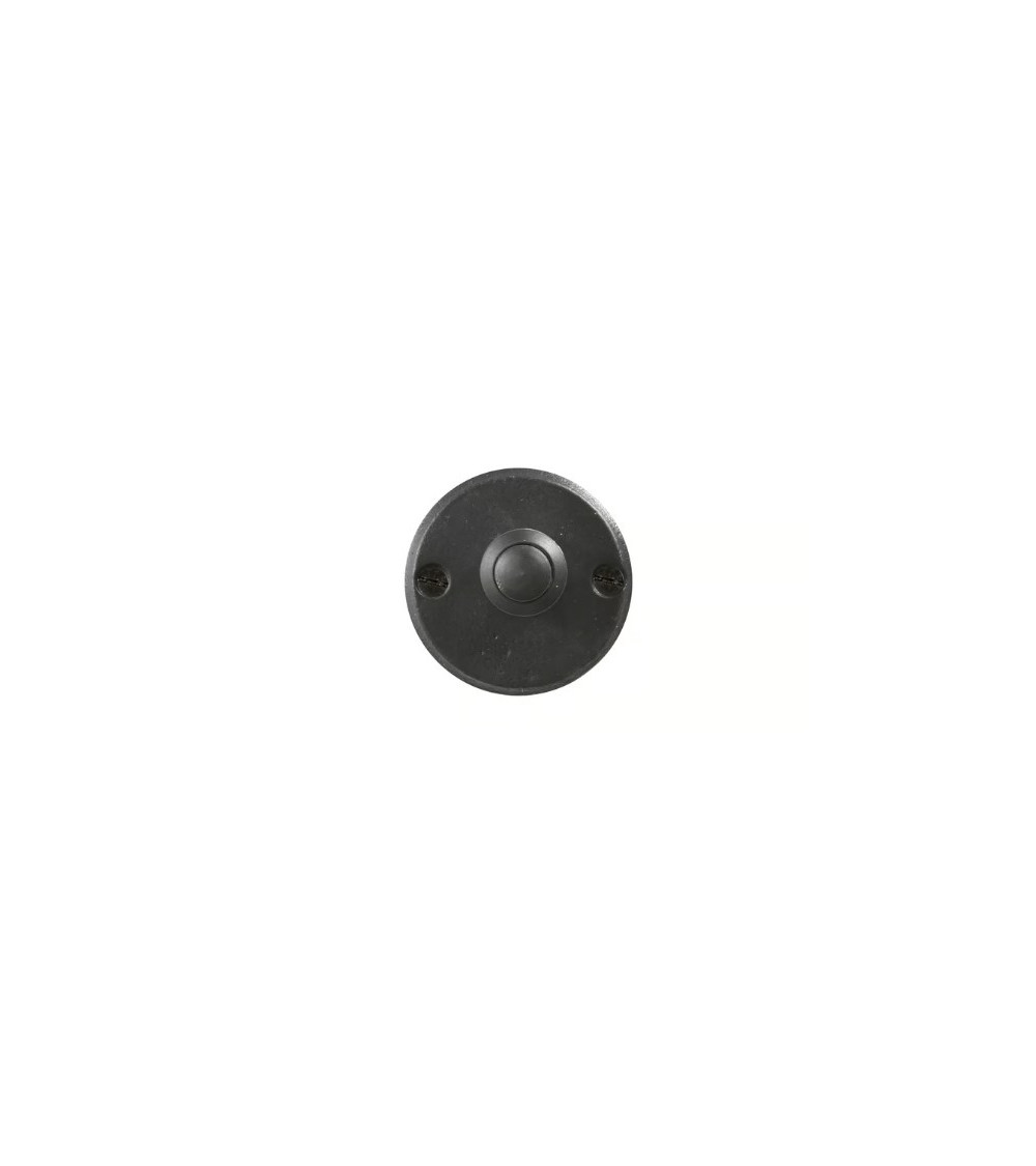 Dauby Pure round doorbell in bronze - doorbell button 50R | MillaPoignees