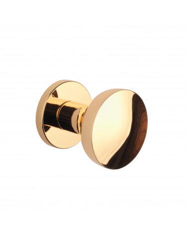 Black MESA Round movable door knob - designer handle