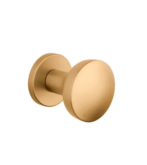 Black MESA Round movable door knob - designer handle