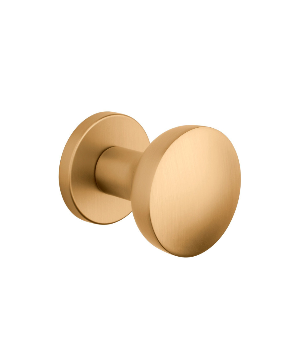 Black MESA Round movable door knob - designer handle