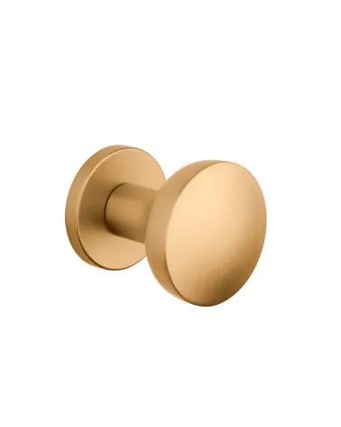 Black MESA Round movable door knob - designer handle