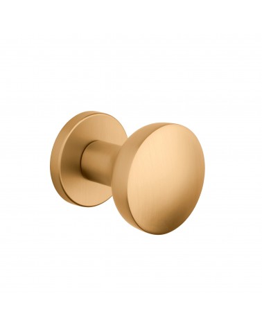Black MESA Round movable door knob - designer handle
