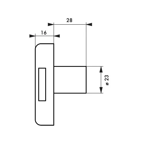 STD Brass Cylinder with Thumbturn for Lock - 3 Keys - 30x30