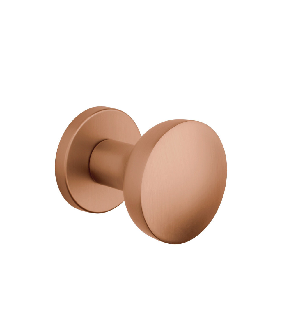 Black MESA Round movable door knob - designer handle