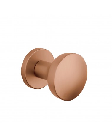 Black MESA Round movable door knob - designer handle