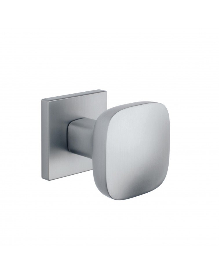 Black KIAMA square door knob - designer handle