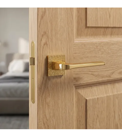 TUPAI 4007-T3 polished gold door handle design handle