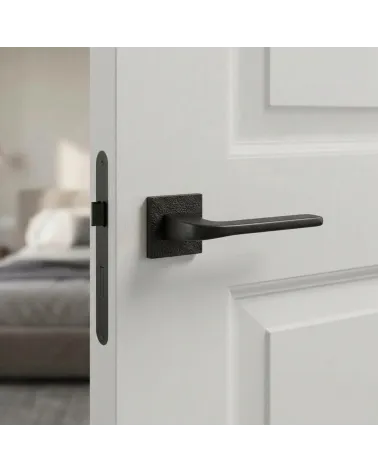 Black door handle TUPAI 4007-T3 - Millapoignees