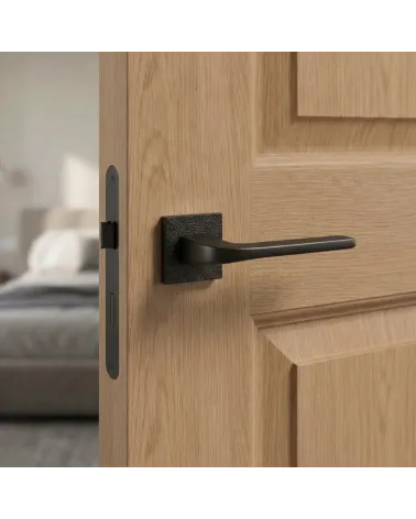 Black door handle TUPAI 4007-T3 - Millapoignees