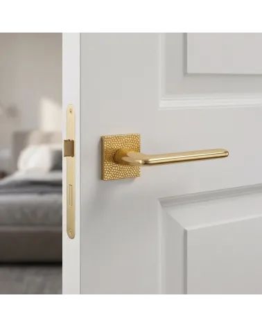 Polished Gold Door Handle for Luxurious Décor - TUPAI 4165-T1 Model