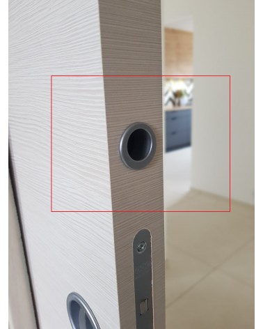 Finger pull for sliding door Mandelli Italy - designer handle
