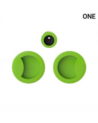 Green sliding door handle Colombo Design Mood One designer handle