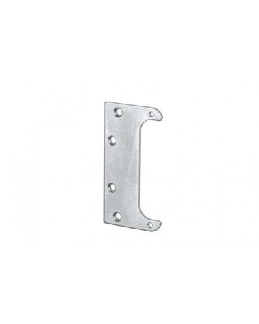 Reinforcement plate for concealed door hinge, for concealed hinge - designer handle